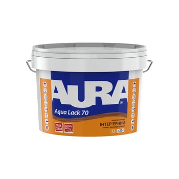 Лак для стін Aura Aqua Lack 70 водорозчінний глянцевий 2,5 л