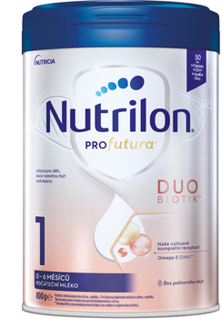 Суміш молочна суха Nutrilon Profutura 1 для харчування дітей від 0 до 6 місяців 800 г (8718117612086)