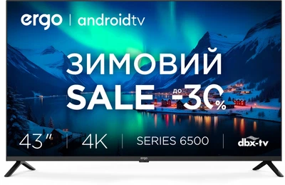Телевізор Ergo 43GUS6500