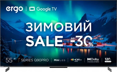 Телевізор Ergo MiniLED 55MQ90PRO