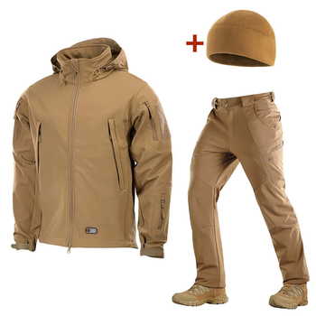 Форма M-Tac SoftShell + Подарок Шапка койот размер M