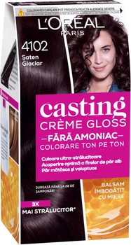 Крем-фарба для волосся без аміаку L'Oreal Paris Casting Creme Gloss 4102 Холодний каштан 120 мл (3600523825844)
