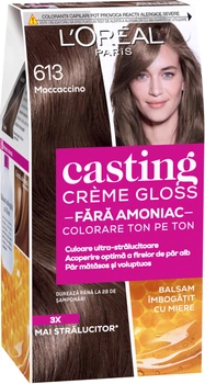 Крем-фарба для волосся без аміаку L'Oreal Paris Casting Creme Gloss 613 - Морозний глясе 120 мл (3600521988923)