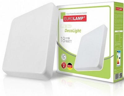 Стельовий світильник Eurolamp LED накладний матовий 18 W 4000 K (LED-NLS-18/4(F)new)