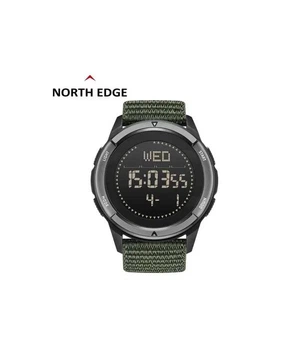 Чоловічий водонепроникний годинник NORTH EDGE ALPS з підсвічуванням, Зелений