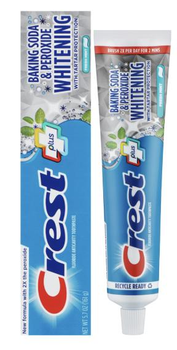Відбілююча паста з фтором CREST Baking Soda and Peroxide Whitening, 161 грам