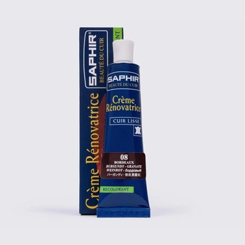 Жидкая кожа Saphir Creme Renovatrice 25 мл бордо