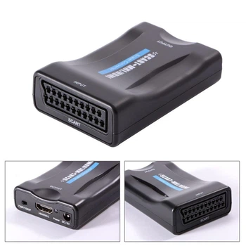 Конвертер преобразователь SCART to HDMI