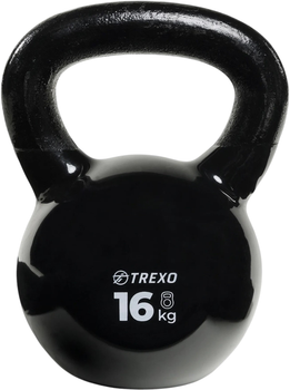 Kettlebell Trexo winylowy VKB16 16 kg (5904823007251)