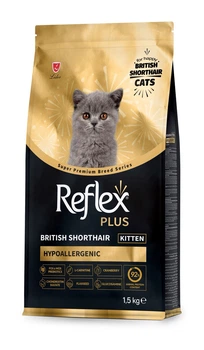 Сухой корм для котят породы британская короткошерстная Reflex Plus British Shorthair Kitten, 1.5 кг