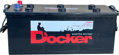 Акумулятор автомобільний Docker 190 Агод (+/-) EN1250 (СТ-00102628)