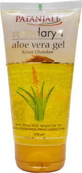 Гель для обличчя та тіла Patanjali Saundarya Aloe Vera Gel With Kesar Chandan 150 г (8904109400629)