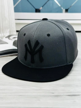 Кепка снепбек (Snapback) Нью Йорк NY Графитовый 56-61р (9011)