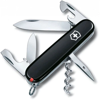 Складной швейцарский нож Victorinox Spartan Ukraine 12 функций, 91 мм, Black/Red (Vx13603.3.1)