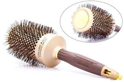 Брашинг для волос Salon Professional Ceramic Ion Thermal Brush Nog Gold Series (6.5 см)