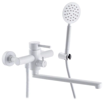 Смеситель для ванны MIXXUS SUS-006 (Euro) WHITE из нерж. стали SUS304 (MI5756)