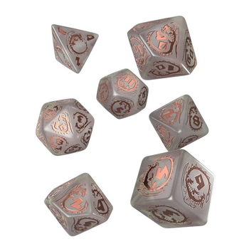 Zestaw kości Q-Workshop Dragons Dice Set - Quartz 7 szt (5907699496624)