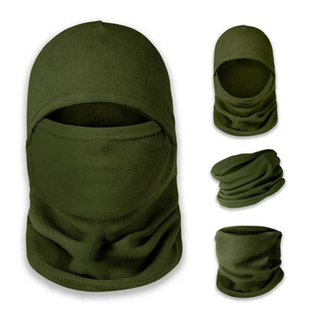 Балаклава подшлемник многофункциональная Champion microfleece-X 280 г/м Оливковый 2349