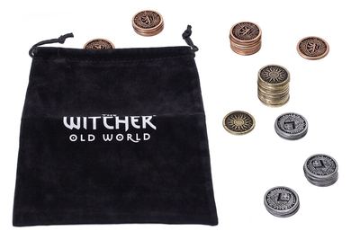 Dodatek do gry planszowej Go on Board The Witcher: Old World - Metal Coins (5906874198452)