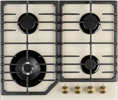 Варильна поверхня газова PERFELLI VINTAGE GW69C BEIGE