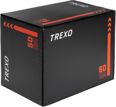 Пліометричний бокс Trexo TRX-PB08 8 кг Black (5904823011753)