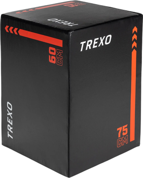 Пліометричний бокс Trexo TRX-PB08 8 кг Black (5904823011753)