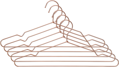 Zestaw wieszaków Rayen miedziany 5 szt (8412955021122)