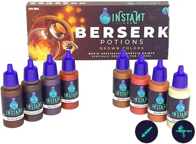 Zestaw farb akrylowych Scale75 Berserk Potions Paint Set 8 odcieni (7427129409874)