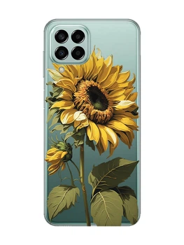 Прозорий чохол на Samsung Galaxy M33 5G :: Соняшник (принт 274)