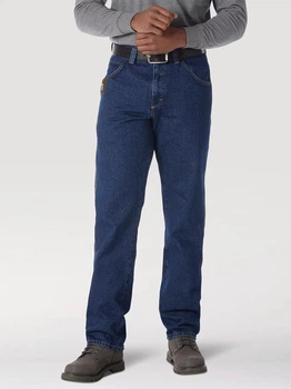 Джинси Wrangler Relaxed Fit Riggs Workwear Five Pocket Jeans Color: Antique Indigo (103W050AI) W42 L34