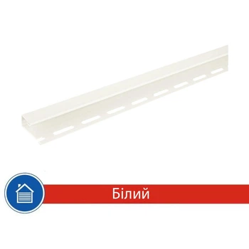 Планка для софітів J-trim ALTA-Profil Белый