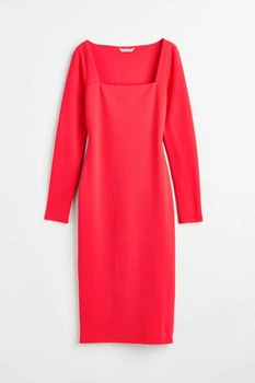 Платье H&M XXL коралловый 3021103256