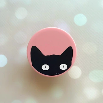 Держатель для смартфона / планшета попсокет Popsocket Розовый :: Котик (принт 119)