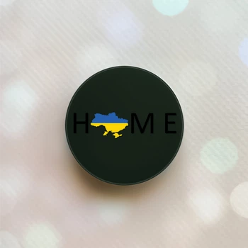 Держатель для смартфона / планшета попсокет Popsocket Черный :: Дом Украина (принт 72)
