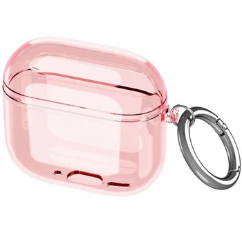 Защитный чехол Deexe Crystal Case для AirPods 4 - Transparent Pink