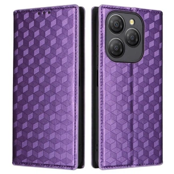 Чехол Deexe Rhombus Book для Blackview Shark 9 - Purple