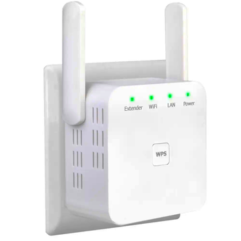 Підсилювач WIFI сигналу, 300Мбит, від мережі / Ретранслятор вайфая / Репітер (L)