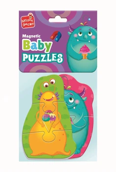 Развивающие пазлы бейби магнитные «Монстрики» (укр) VT3208-31
