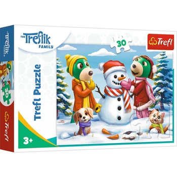 Пазли 30 елементів Зимоваі ігри Трефликів Trefl