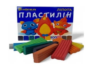 Пластилин «ЛИПОТА» 10 цветов 200 гр 5610200
