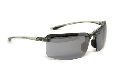 Окуляри захисні Global Vision Wheelin Crystal Gray (flash mirror), дзеркальні сірі лінзи в сірій напівпрозорій оправі GV-WHEGR-FM