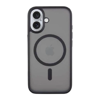 Чехол Monblan Magnetic Crystal Series для iPhone 16 (Black/Clear)