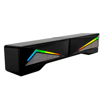Компьютерная акустика колонки для пк cаундбар JEDEL S550 USB с RGB подсветкой 6W