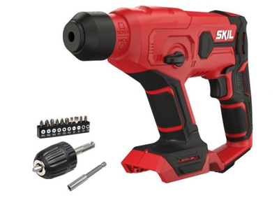 Аккумуляторный перфоратор skil 3810 ca SDS-plus+ШЗП 900Вт 1Дж аксессуары кейс 1.5кг без акб и зп rh1e3810ca