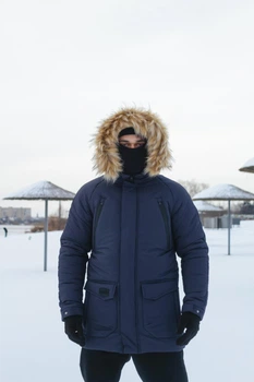 Парка зимняя мужская «HotWint» Intruder синяя (1589544032/L)