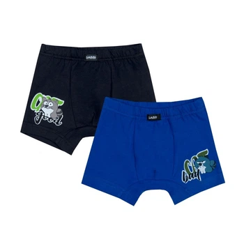 Труси-шорти дитячі для хлопчика GABBI SHM-24-11/2 (комплект 2 шт.) р.28 Синій/Індиго на зріст 92-98 (14355)