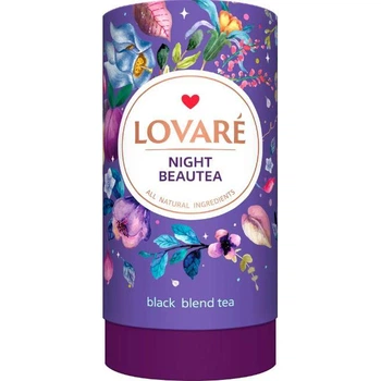 Чорний чай Lovare Night Beautea Краса ночі 80г