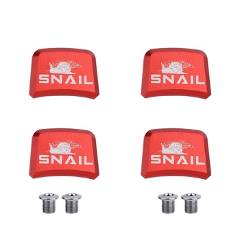 Бонки Snail для шатунов (комплект 4шт.) квадратные Красные