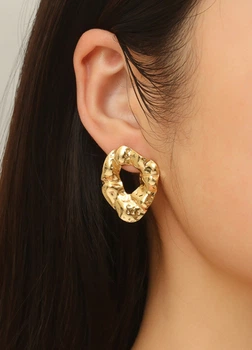 Женские серьги Elemental Gold (1653-01) Золотой - No Brand