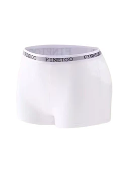 Женские хлопковые трусики боксеры Full Comfort (1673-46-04) Белый L FINETOO (46)